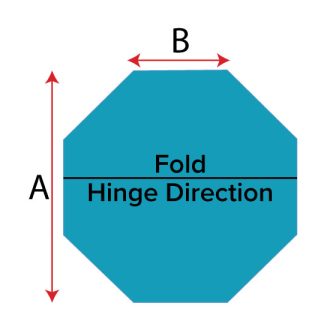 5"x3" - 1.5 lb Foam 74x31 Light Blue